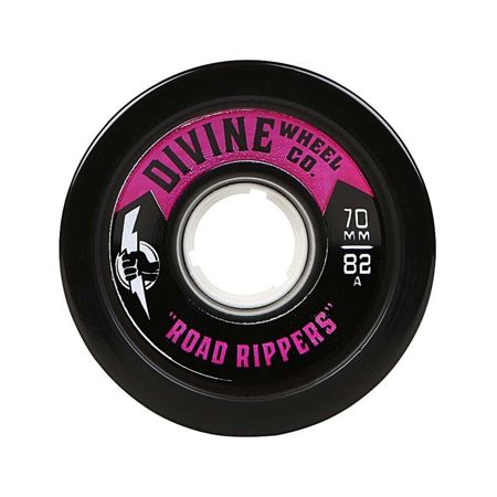 Divine Road Rippers 70mm 82a Black