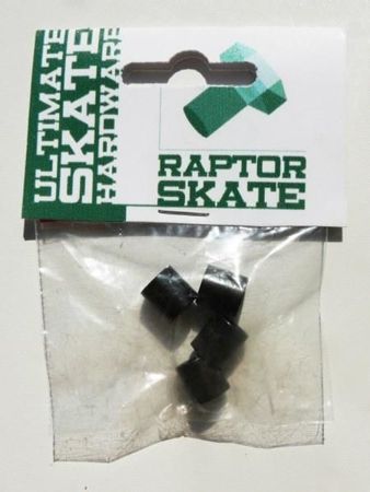 Raptor Skate Spacers 10mm - tuleje dystansujace łożyska (czarne)